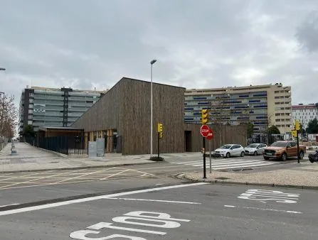 Escuela Infantil Biopasiva en parque Venecia, Zaragoza