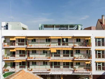 Multiresidencial de 11 viviendas de la Cooperativa Pirita como covivienda ecológica en el barrio Usera (Madrid)